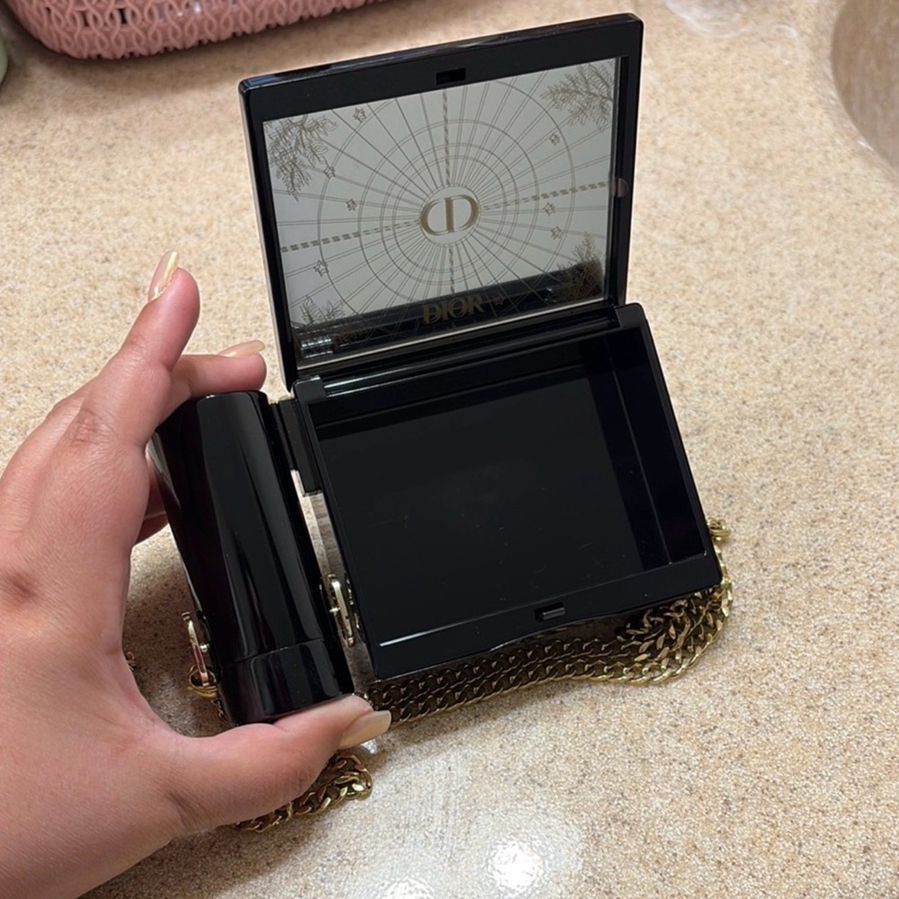 Dior Black and Gold Mini Bag - Picture 5 of 7